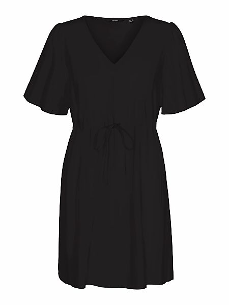 Vero Moda Minikleid "VMMYMILO 2/4 SHORT DRESS WVN GA", Sommerkleid, mit Lei günstig online kaufen
