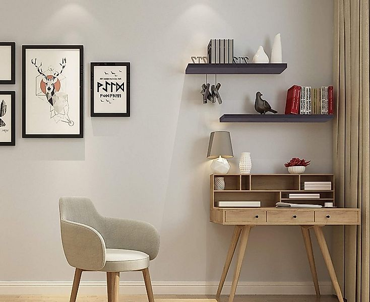 EUGAD Wandregal, 1-tlg., Holz Board Modern in verschiedenen Farben Größen günstig online kaufen