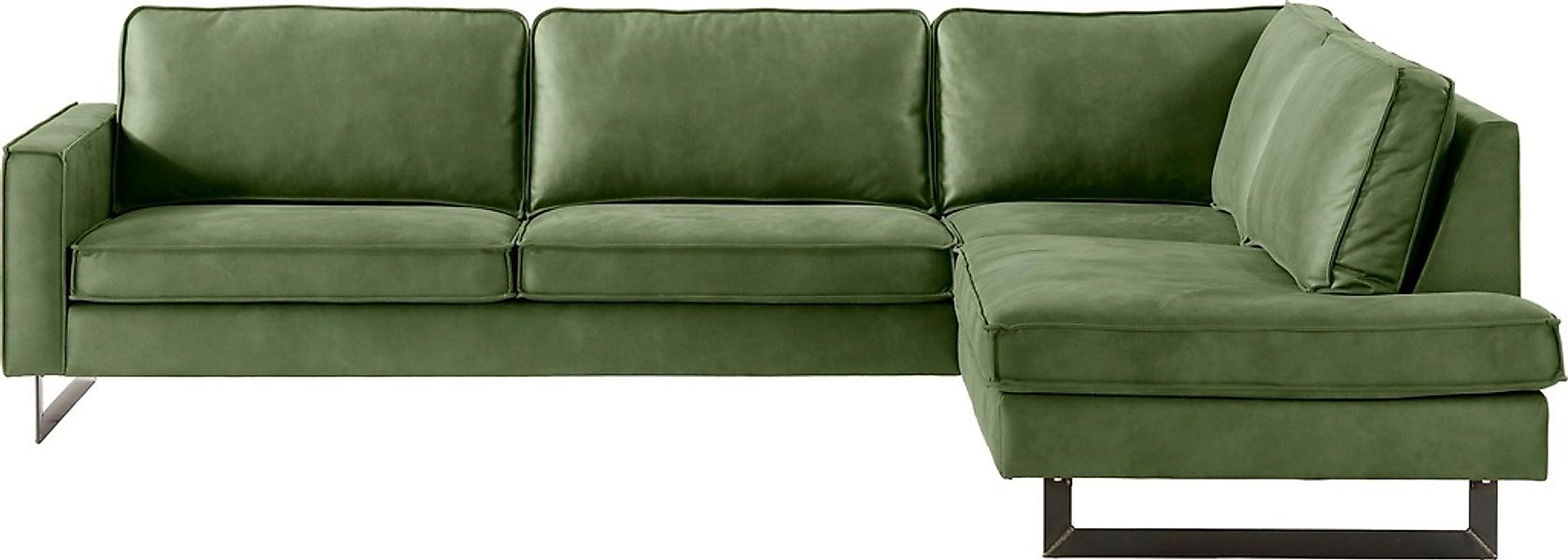 Home affaire Ecksofa "Pinto, 290 cm, Cord, Chenille, Lederoptik, Ottomane l günstig online kaufen