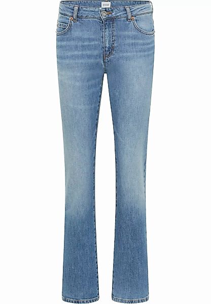 Mustang Damen Jeans CROSBY Relaxed Straight Fit - Blau - Light Blue Denim günstig online kaufen