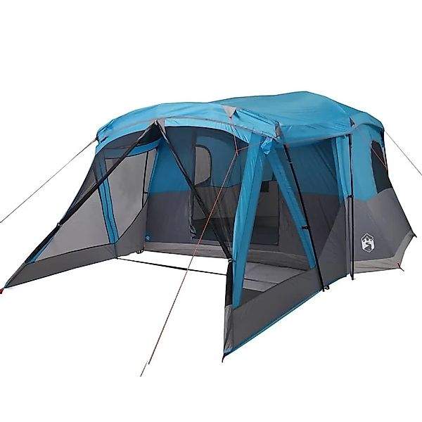 vidaXL Campingzelt mit Vorzelt 4 Personen Blau Wasserdicht 94537 günstig online kaufen