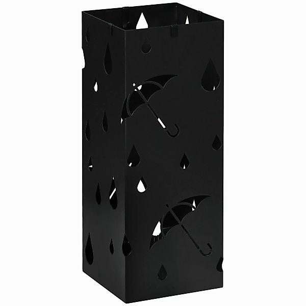 HOMCOM Schirmständer Regenschirmkorb mit 4 Haken, günstig online kaufen