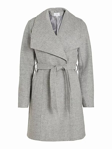 VILA Taillengürtel Mantel Damen Grau günstig online kaufen