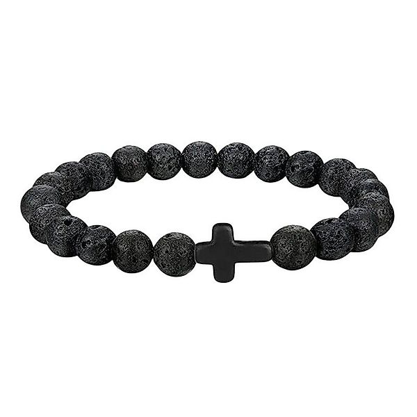 MEGAGOODS Perlenarmband Naturstein Holzperlen Armband mit günstig online kaufen