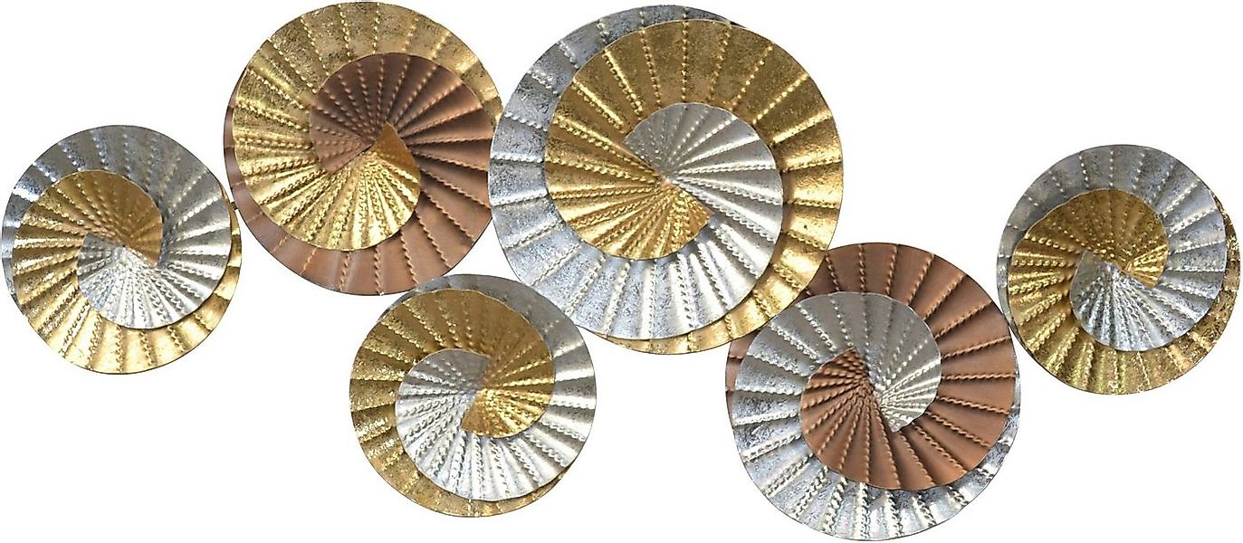 HOFMANN LIVING AND MORE Wanddekoobjekt Wanddekoration (1 St), aus Metall, m günstig online kaufen