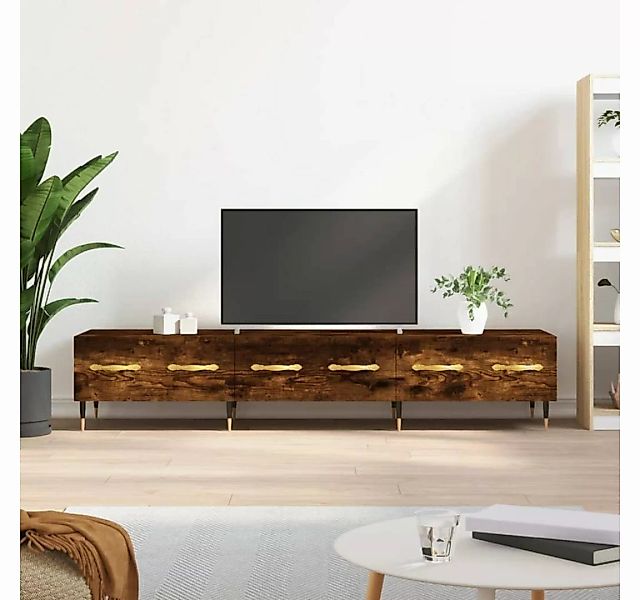 furnicato TV-Schrank Räuchereiche 150x36x30 cm Holzwerkstoff günstig online kaufen