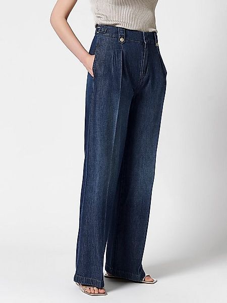 ROSNER Bootcut-Jeans Mara_324 (1-tlg) mit Bundfalten günstig online kaufen