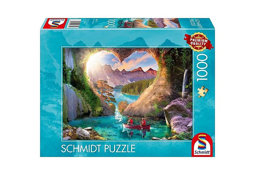 Schmidt Spiele Puzzle Ausblick mit Herz, 1000 Puzzleteile günstig online kaufen