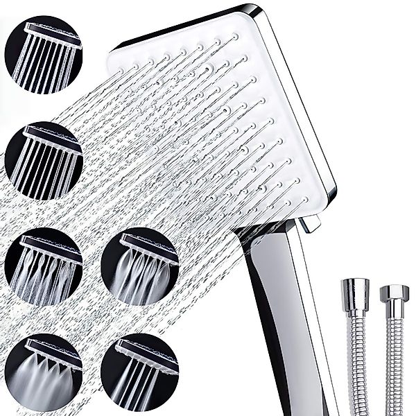 Refined Living Handbrause Duschkopf mit Schlauch günstig online kaufen