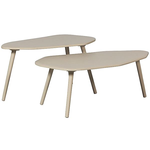 WOOOD Beistelltisch Davina 2er-Set aus Holz, günstig online kaufen