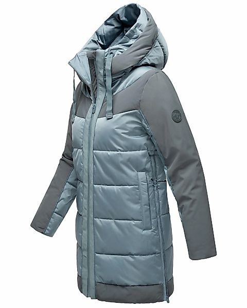Navahoo Steppjacke "Samtkätzchen" mit Kapuze Modischer, gesteppter Damen Wi günstig online kaufen