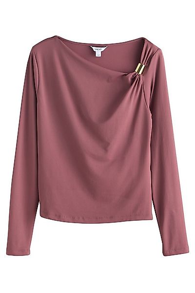 Next Blusenshirt Weiches, asymmetrische Langarmoberteil (1-tlg) günstig online kaufen