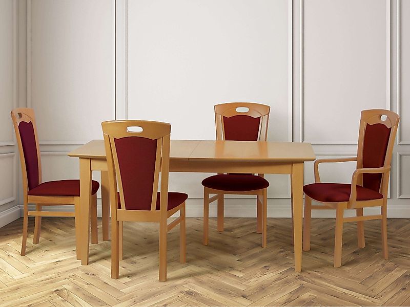 Home affaire Esszimmerstuhl "FERDI Made in Italy, Massivholz" (Set) 2 Stk. günstig online kaufen