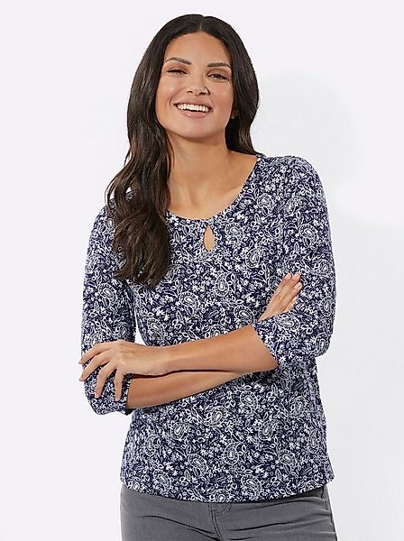 Sieh an! T-Shirt Rundhals-Shirt 3/4-Arm günstig online kaufen