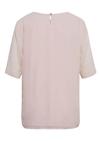 GOLDNER Kurzarmbluse Kurzgröße: Bluse mit schimmernden günstig online kaufen