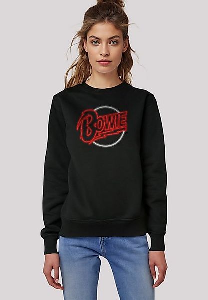 F4NT4STIC Sweatshirt David Bowie Neon Logo Premium Qualität günstig online kaufen