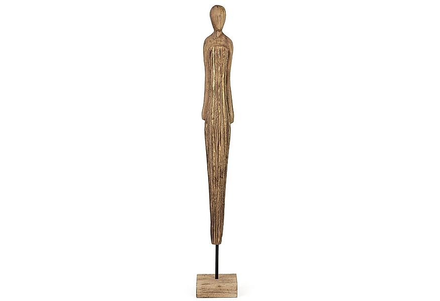 Moritz Skulptur Skulptur Figur Hände runter 73x10x10cm, Holz, Tischdeko, Fe günstig online kaufen