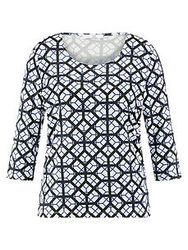 Rundhals-Shirt 3/4-Arm Emilia Lay weiss günstig online kaufen