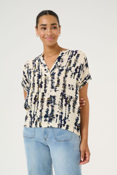 KAFFE Kurzarmbluse Kurzarm-Bluse KAano günstig online kaufen