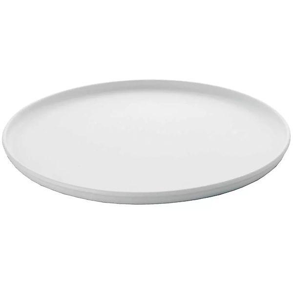 Tablett A Tempo plastikmaterial weiß Ø 38 cm - Alessi - Weiß günstig online kaufen
