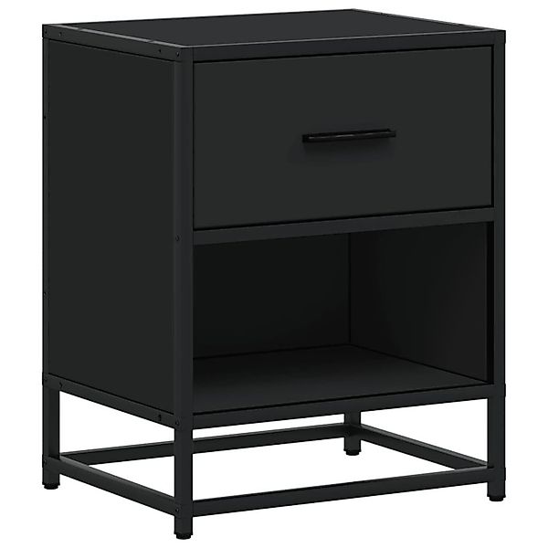 vidaXL Nachttisch Nachttisch Schwarz 40x31x50 cm günstig online kaufen