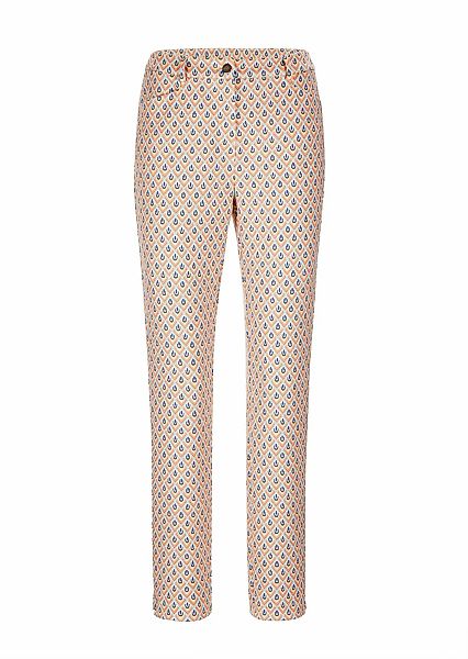 GOLDNER 2-in-1-Hose "Kurzgröße Elegante Hose LOUISA mit Muster" günstig online kaufen