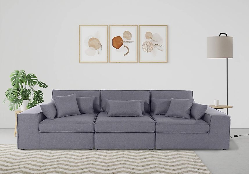 OTTO home 3-Sitzer "Florid" 3 Teile, bestehend aus Modulen, viele Bezugsqua günstig online kaufen