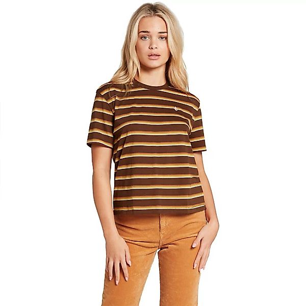 Volcom Choice Is Yours Kurzärmeliges T-shirt S Brown günstig online kaufen