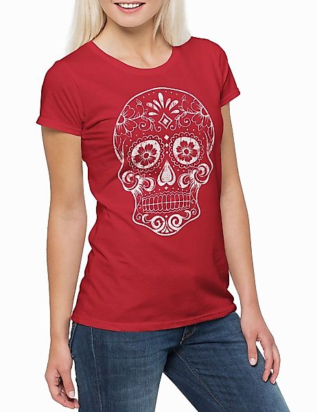 Urban Backwoods Print-Shirt Mexican Skull V günstig online kaufen