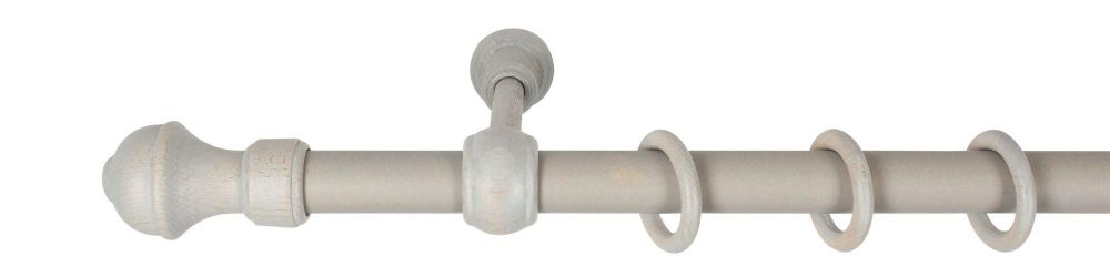 SN DECO GROUP Gardinenstange "Ares" 1 läufig-läufig Fixmaß 28 mm, Holz, ver günstig online kaufen
