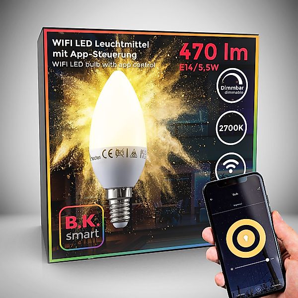 B.K.Licht LED-Leuchtmittel, E14, 1 St., Warmweiß, günstig online kaufen