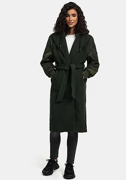 Marikoo Winterjacke "Tjadee", Langer Wickelmantel günstig online kaufen