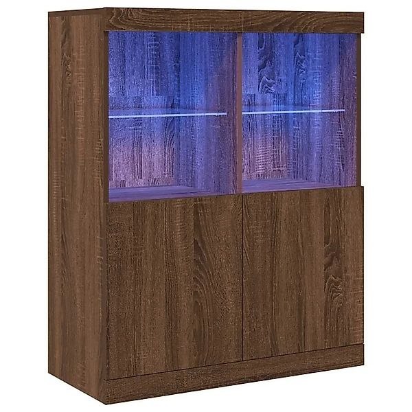 vidaXL Sideboard Braun Eichen-Optik 81x37x100 cm Holzwerkstoff 3318623 günstig online kaufen