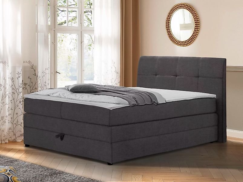 Home affaire Boxspringbett "Finja", (4 St.), besonders komfortable Liegehöh günstig online kaufen