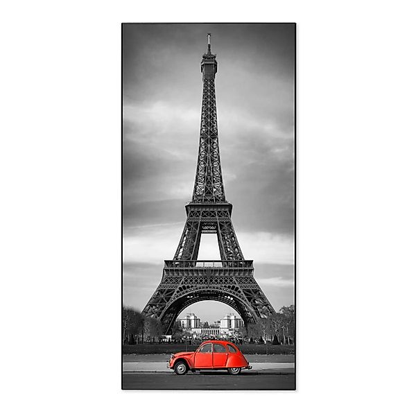 Banjado Magnettafel 37x78cm Magnetwand  Schwarz Aus Metall Magnetpinnwand P günstig online kaufen