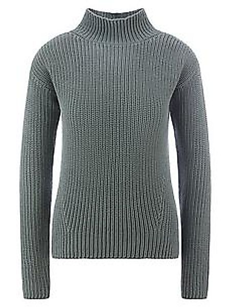 Pullover Stehkragen Peter Hahn grün günstig online kaufen