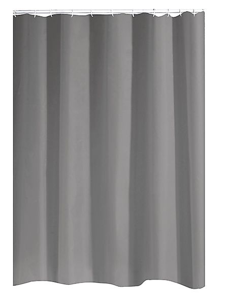 Ridder Duschvorhang Standard grau Breite 180 günstig online kaufen