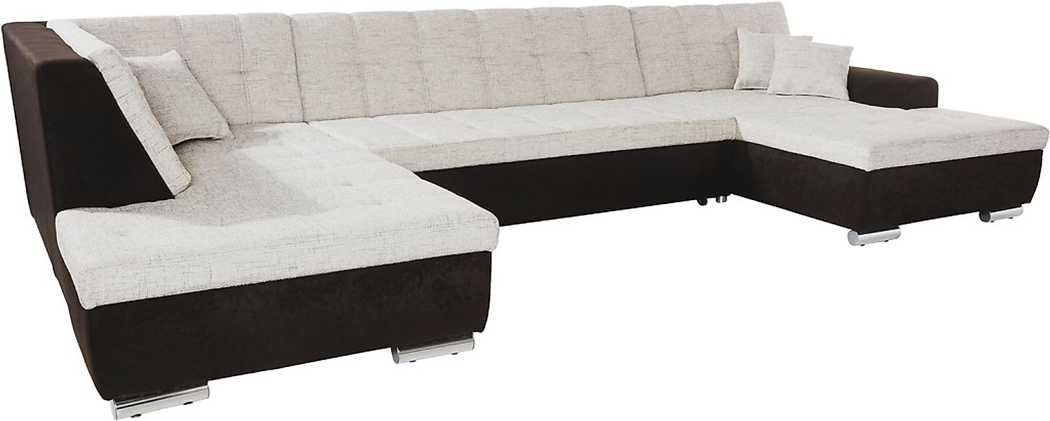 DOMO collection Wohnlandschaft "Aversa U-Form" wahlweise mit Bettfunktion, günstig online kaufen