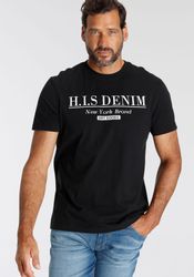 H.I.S T-Shirt schmale Passform, bedrucktes Design, günstig online kaufen