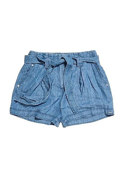 Superdry Shorts Superdry Shorts Damen DESERT PAPER BAG SHORT Indigo Light günstig online kaufen