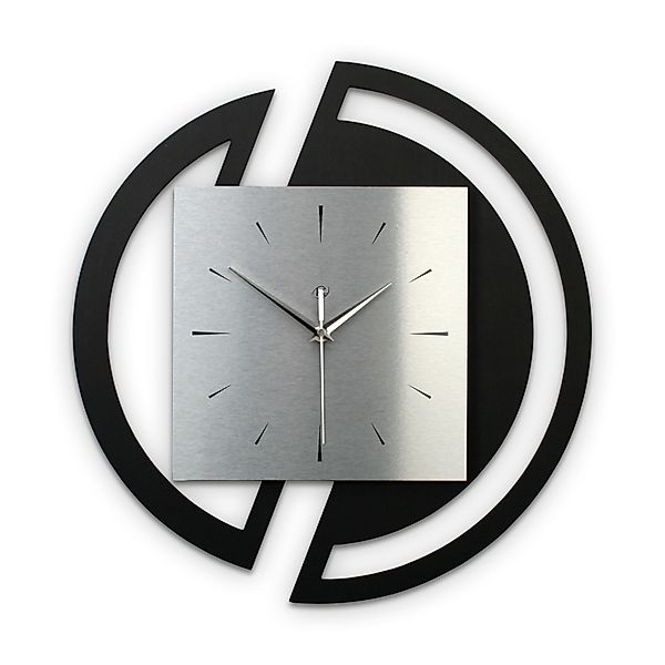 Kreative Feder Wanduhr Runde 3D Designer-Wanduhr günstig online kaufen
