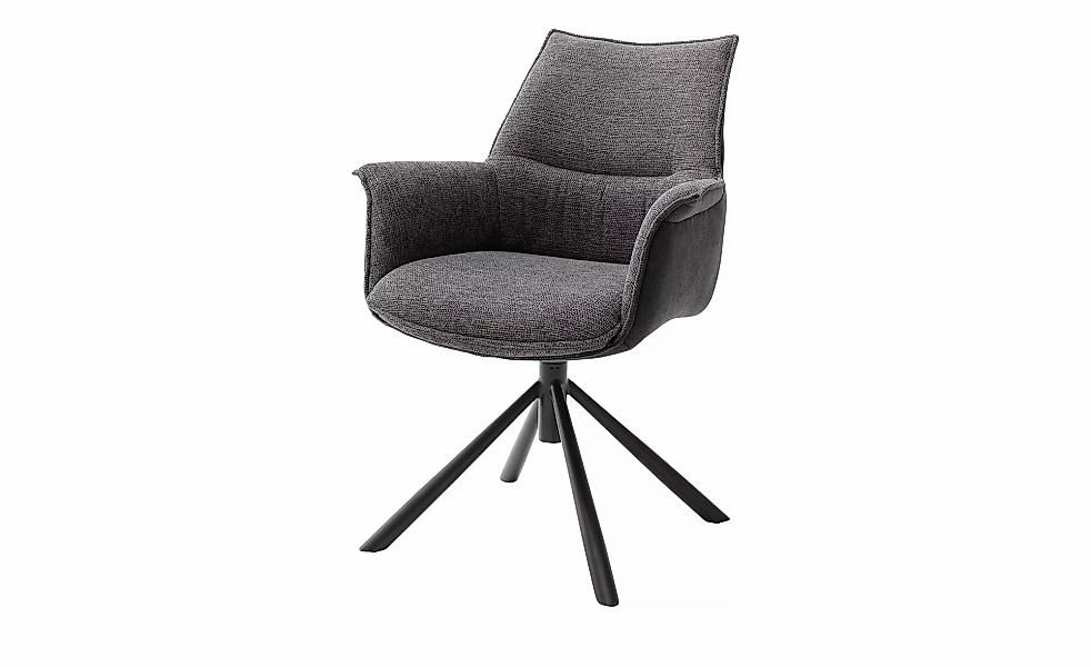 uno Armlehnstuhl  drehbar Janny ¦ grau ¦ Maße (cm): B: 67 H: 87 T: 65.0 Stü günstig online kaufen