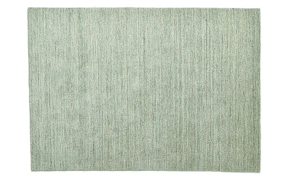 THEKO Wollteppich  San Diego ¦ grün ¦ Viskose ¦ Maße (cm): B: 190 H: 1,3 Te günstig online kaufen