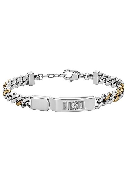 Diesel Armband Schmuck Edelstahl Armschmuck Panzerkette TWO-TONE günstig online kaufen