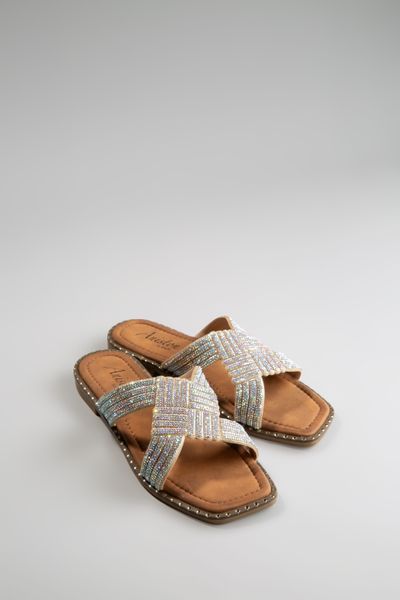 Aniston SHOES Pantolette, Flat, Sommerschuh, Strandschuh, günstig online kaufen