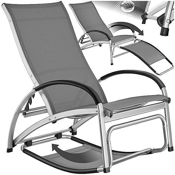 tectake Gartenliege Sonnenliege, 1 St., Komfortable günstig online kaufen
