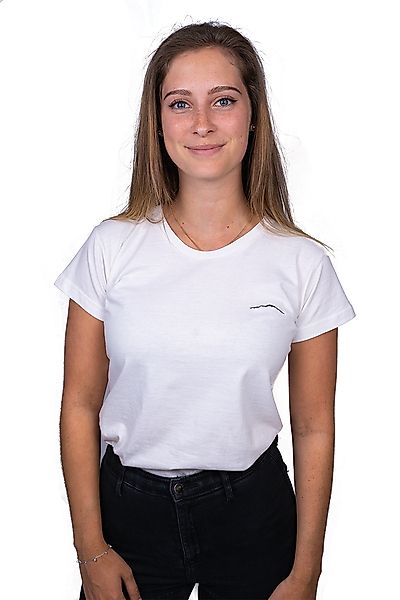 Damen T-shirt "Kili White" Aus Biobaumwolle günstig online kaufen