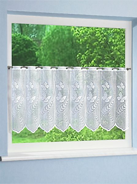 Witt Gardine Fensterbehang, Durchzuglöcher, halbtransparent, Fensterbehang günstig online kaufen