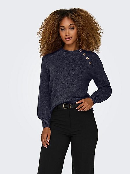 ONLY Rundhalspullover ONLEMMA LS BUTTON ONECK EX KNT günstig online kaufen