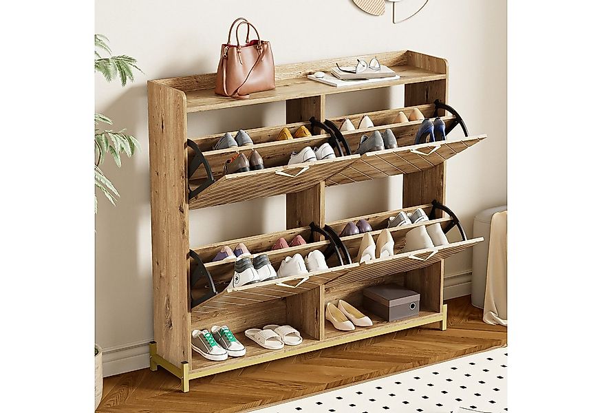 BlingBin Schuhschrank Schuhregal Schuhkipper Schuhkommode (Er bietet Platz günstig online kaufen